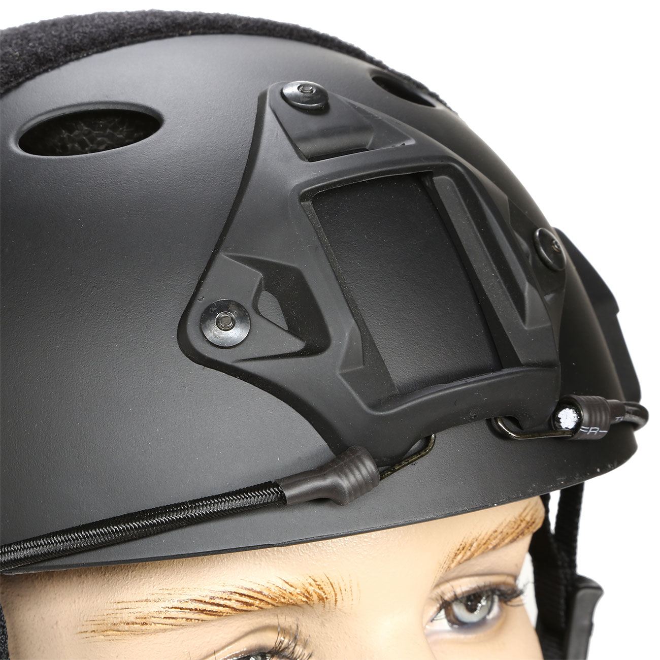 nHelmet FAST PJ Maritime Railed Airsoft Helm mit NVG Mount schwarz Bild 1