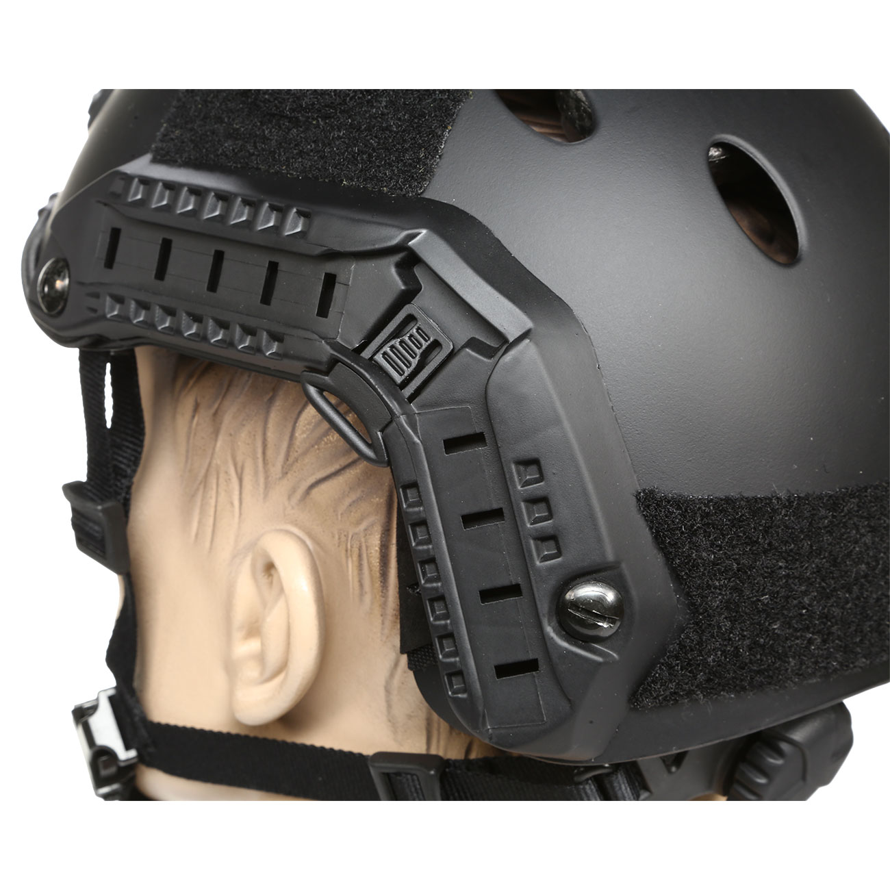 nHelmet FAST PJ Maritime Railed Airsoft Helm mit NVG Mount schwarz Bild 1