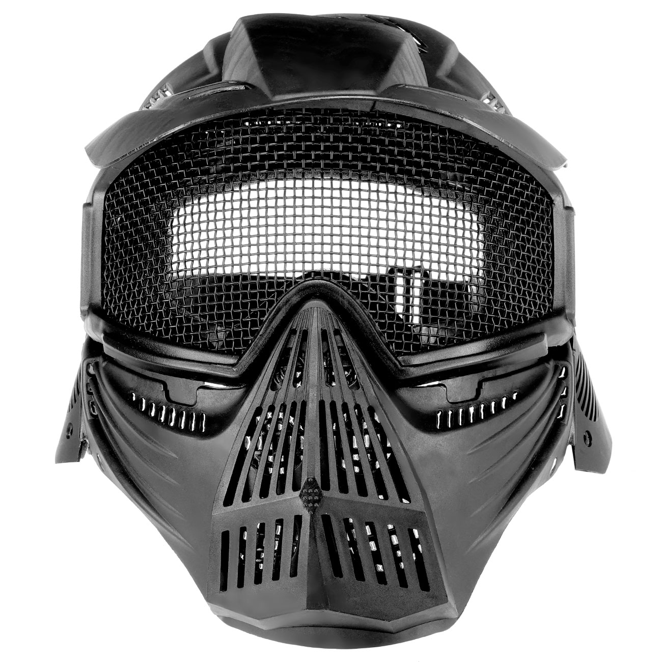 Fidragon Transformer Leader Gittermaske m. Mundabdeckung Full Face schwarz Bild 5