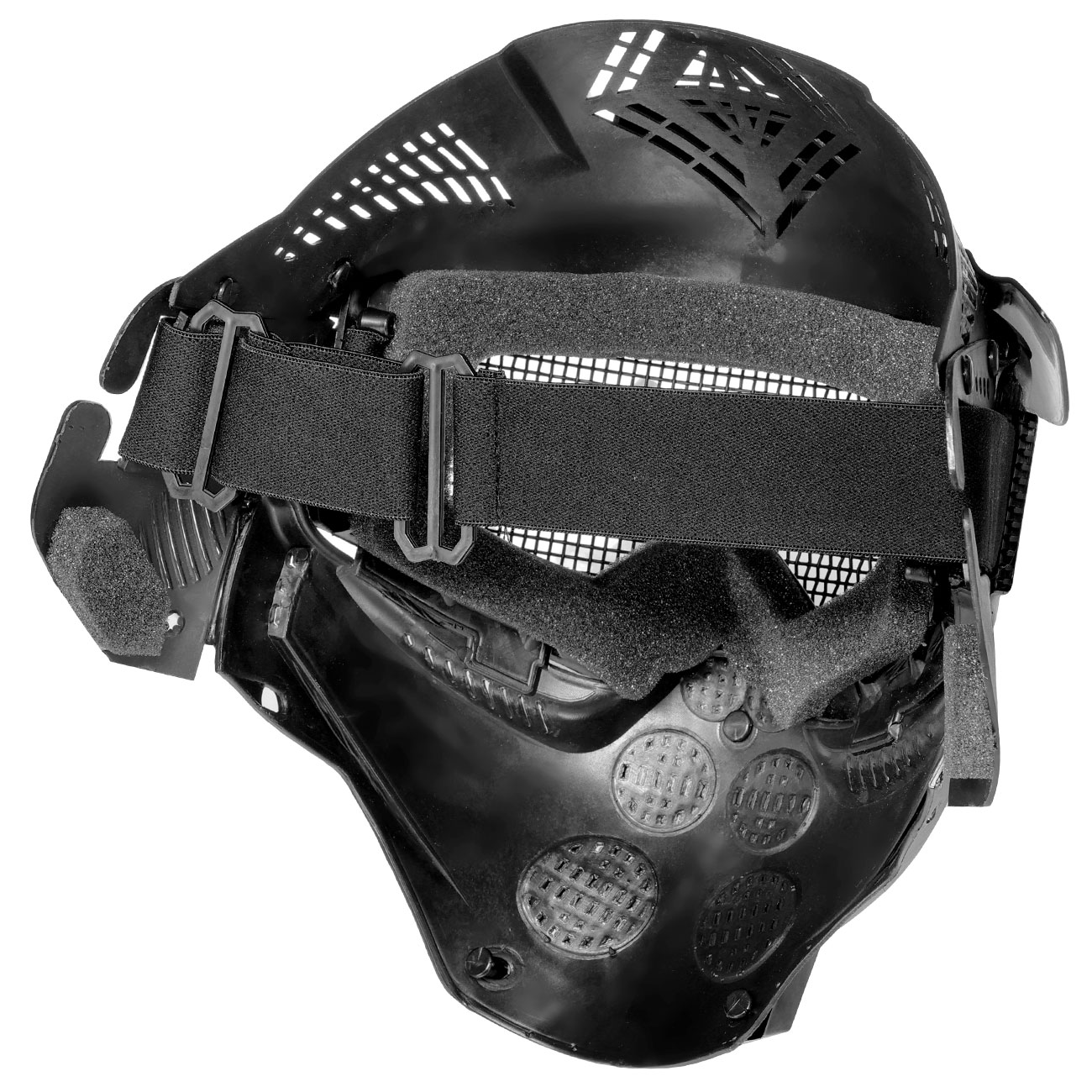 Fidragon Transformer Leader Gittermaske m. Mundabdeckung Full Face schwarz Bild 6