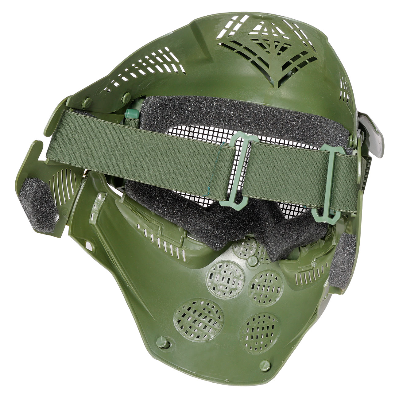 Fidragon Transformer Leader Gittermaske m. Mundabdeckung Full Face oliv Bild 6
