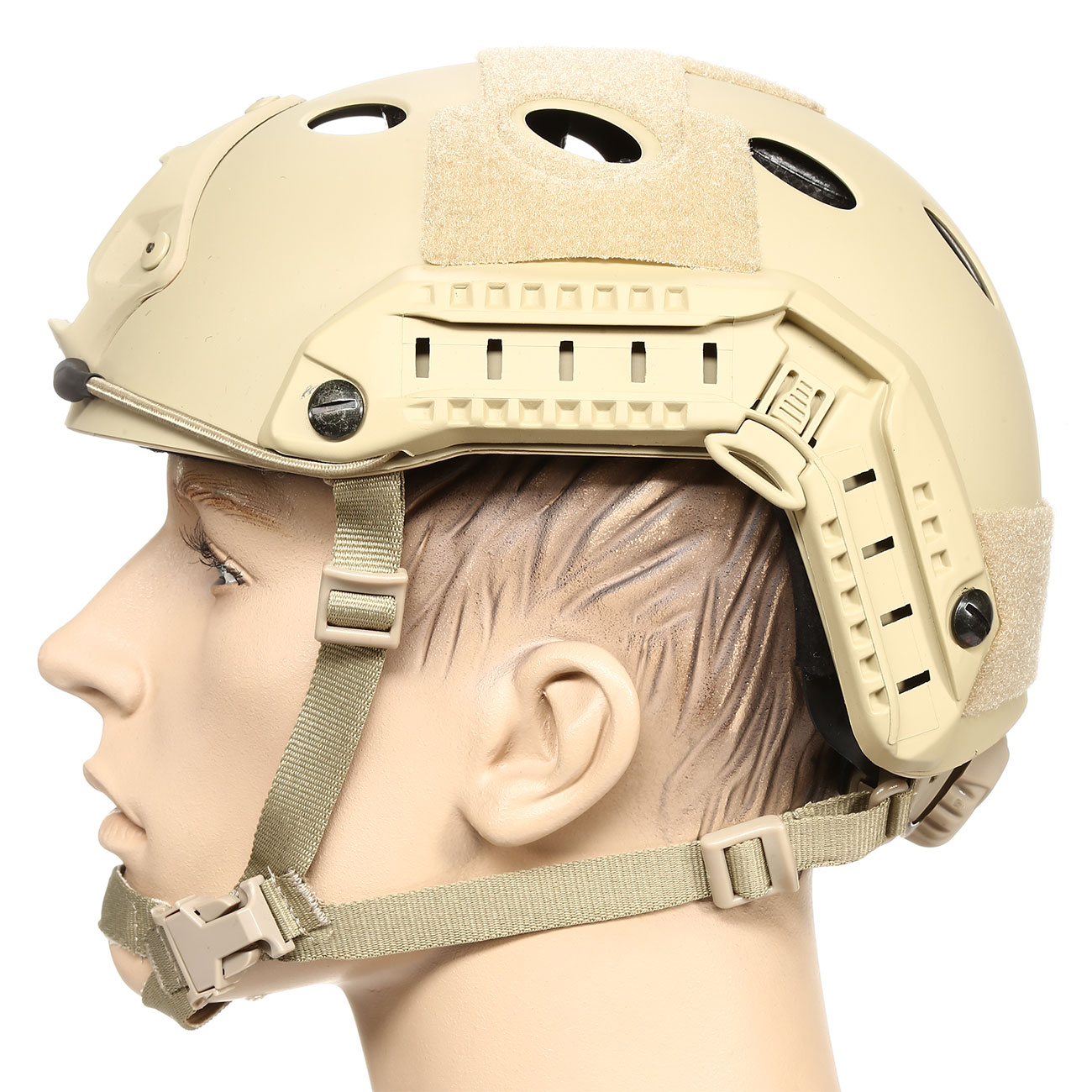 nHelmet Airsoft Helm FAST PJ Maritime Railed mit NVG Mount Dark Earth Bild 1