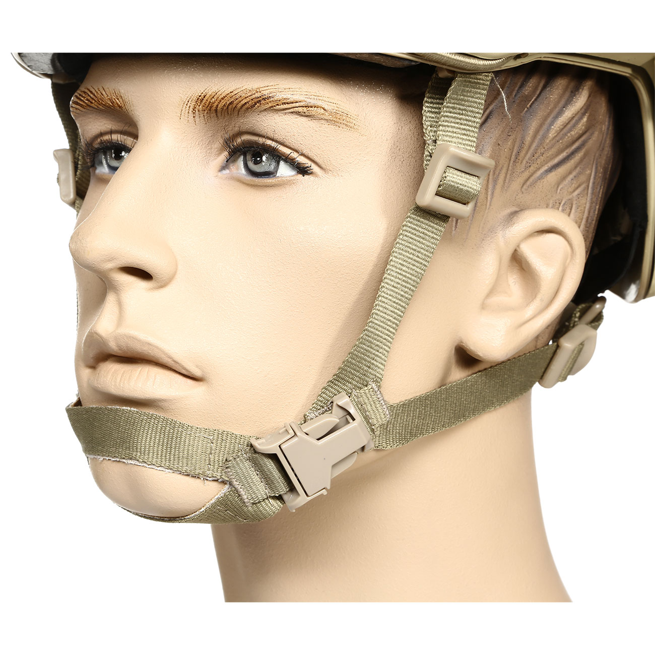 nHelmet Airsoft Helm FAST PJ Maritime Railed mit NVG Mount Dark Earth Bild 6