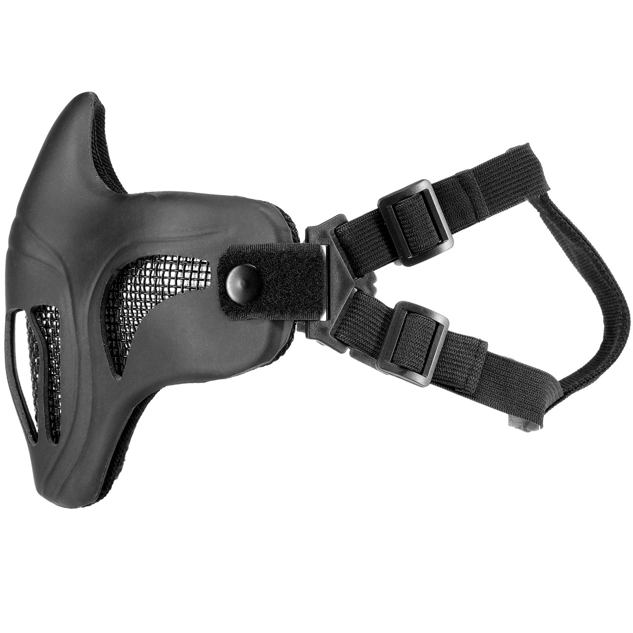 WoSport WST Scout V1 Improved Airsoft Gittermaske Lower Face schwarz Bild 6
