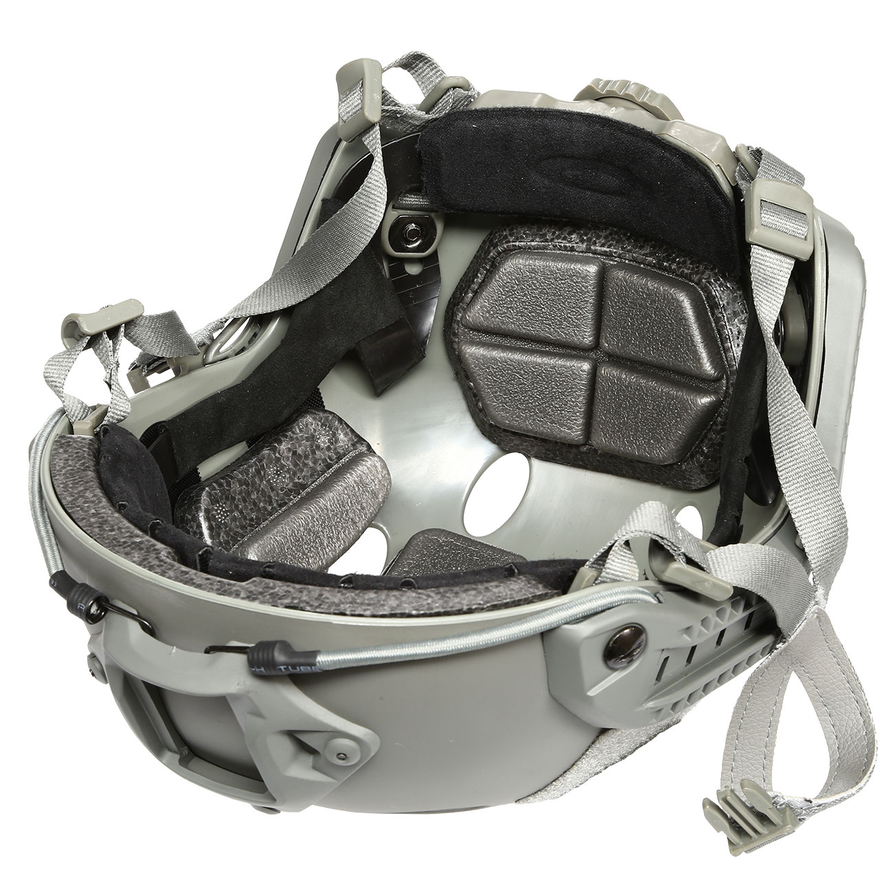 nHelmet Airsoft Helm FAST PJ Maritime Railed mit NVG Mount Foliage Green Bild 9