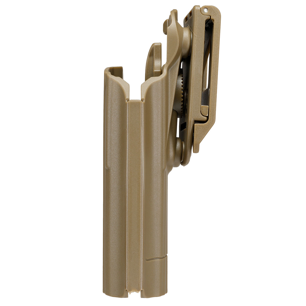 WoSport Universal Type-E Holster Kunststoff m. Grtelhalter fr Pistolen rechts tan Bild 6
