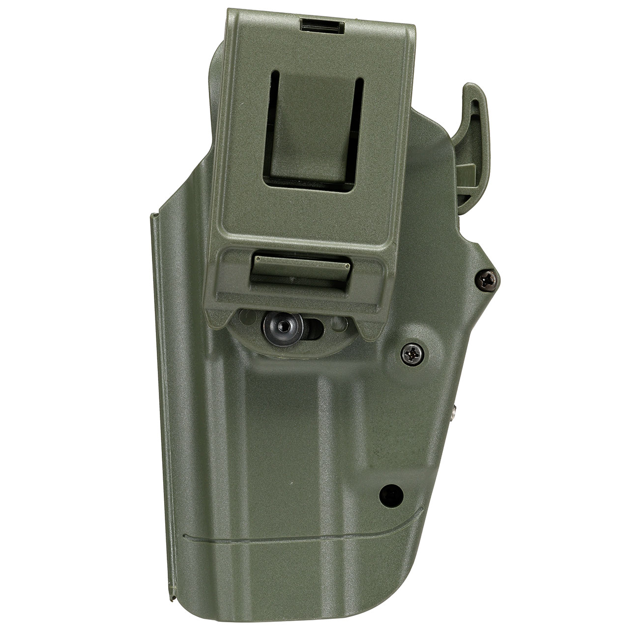 WoSport Universal Type-E Holster Kunststoff m. Grtelhalter fr Pistolen rechts oliv Bild 4