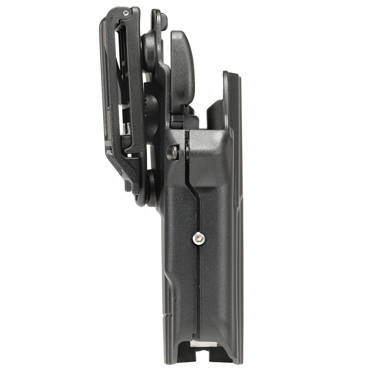 WoSport Universal Type-E Holster Kunststoff m. Grtelhalter fr Pistolen rechts schwarz Bild 2