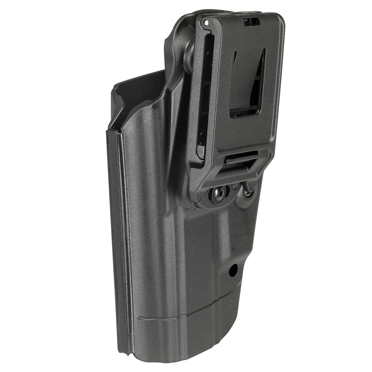 WoSport Universal Type-E Holster Kunststoff m. Grtelhalter fr Pistolen rechts schwarz Bild 5