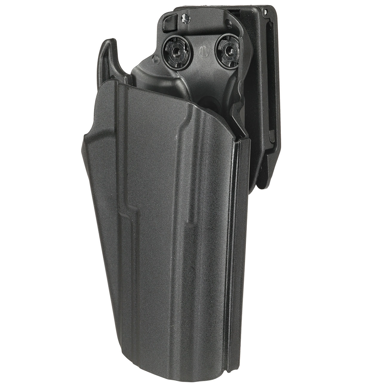 WoSport Universal Type-E Holster Kunststoff m. Grtelhalter fr Pistolen rechts schwarz Bild 7