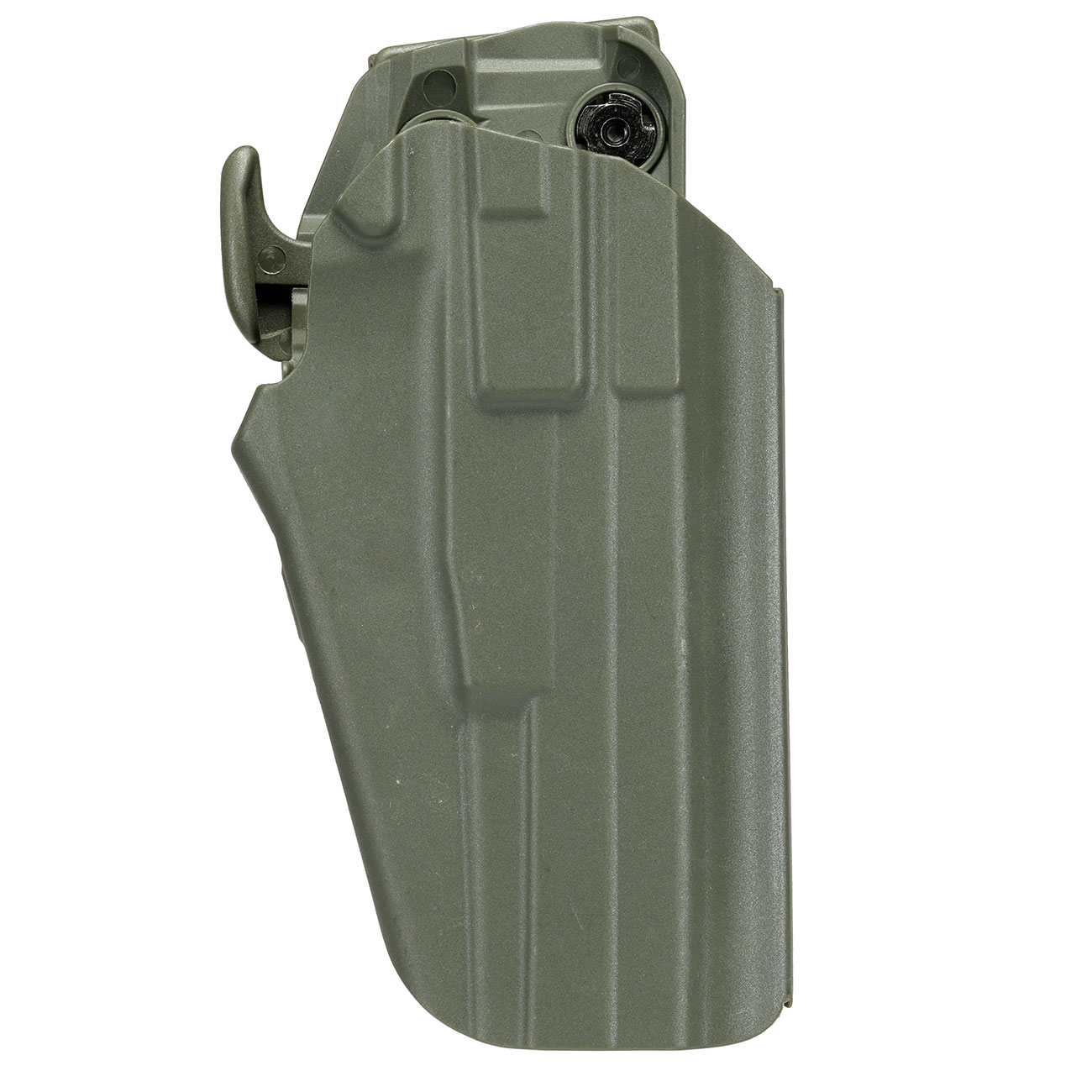 WoSport Universal Type-D Holster Kunststoff m. Grtelhalter fr Pistolen rechts oliv