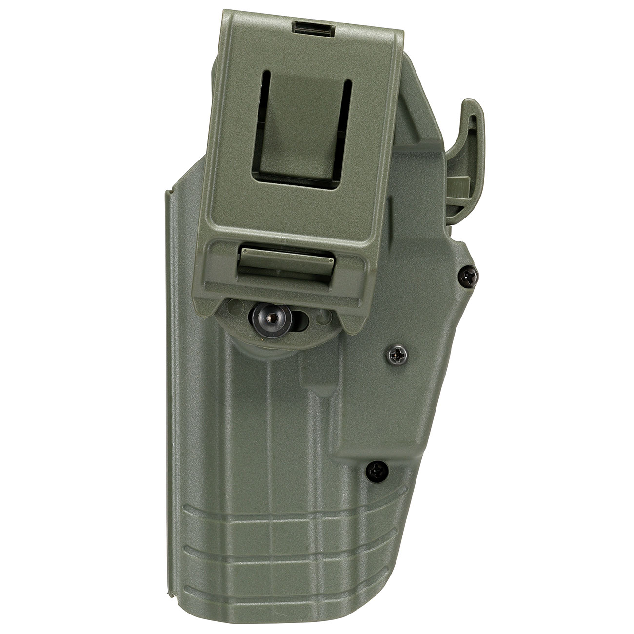WoSport Universal Type-D Holster Kunststoff m. Grtelhalter fr Pistolen rechts oliv Bild 4