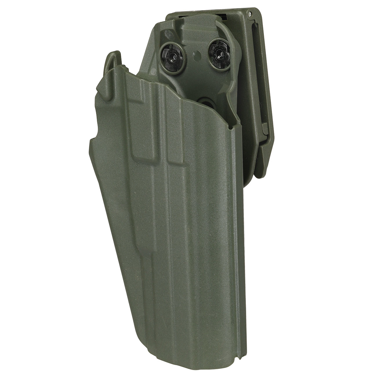 WoSport Universal Type-D Holster Kunststoff m. Grtelhalter fr Pistolen rechts oliv Bild 7