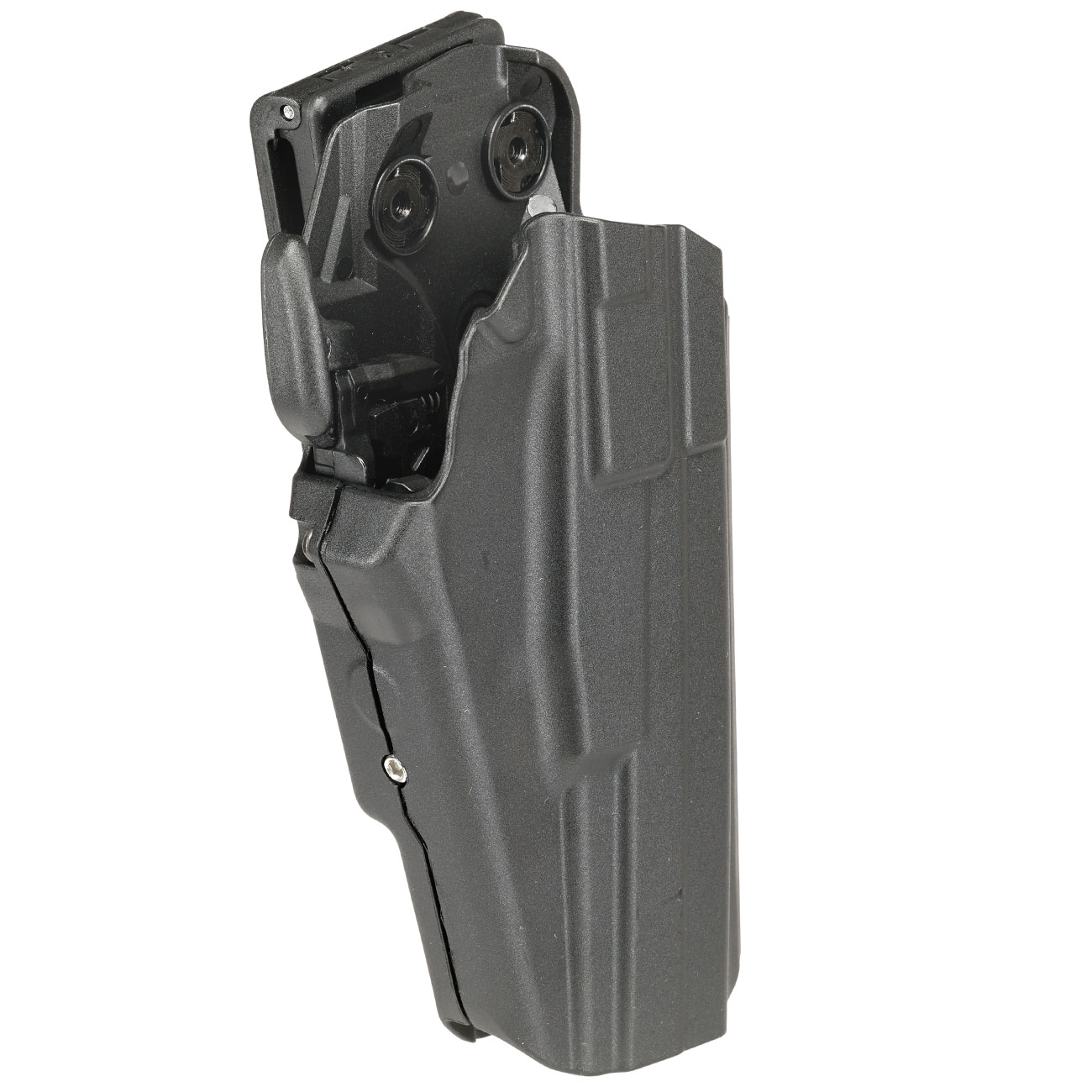 WoSport Universal Type-D Holster Kunststoff m. Grtelhalter fr Pistolen rechts schwarz Bild 1