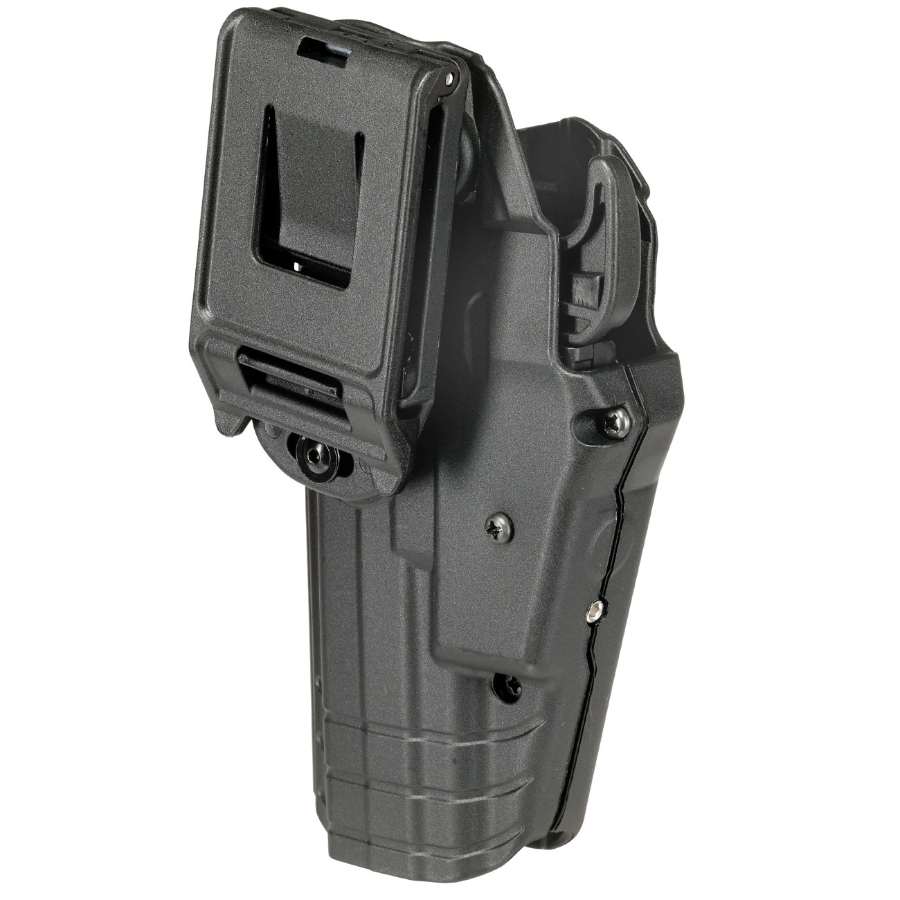 WoSport Universal Type-D Holster Kunststoff m. Grtelhalter fr Pistolen rechts schwarz Bild 3