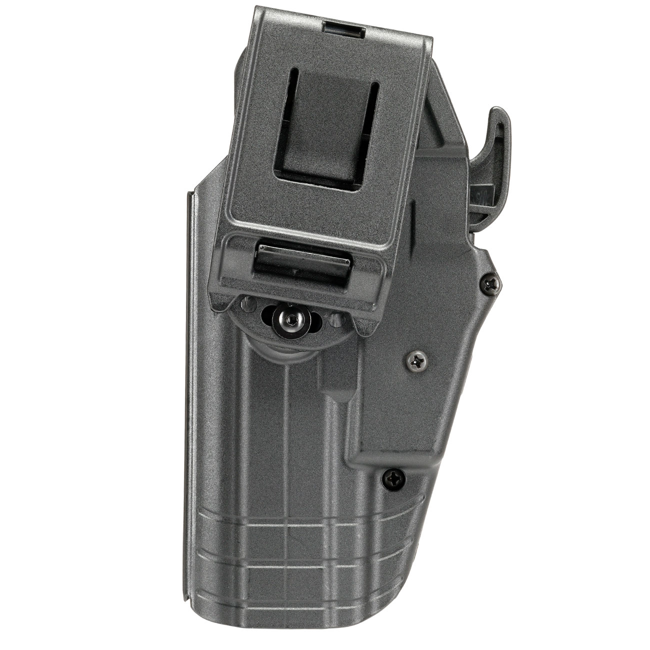 WoSport Universal Type-D Holster Kunststoff m. Grtelhalter fr Pistolen rechts schwarz Bild 4