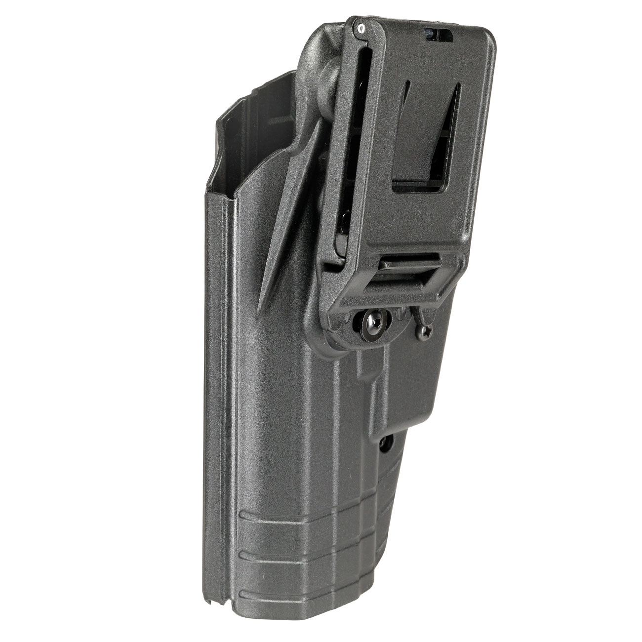 WoSport Universal Type-D Holster Kunststoff m. Grtelhalter fr Pistolen rechts schwarz Bild 5