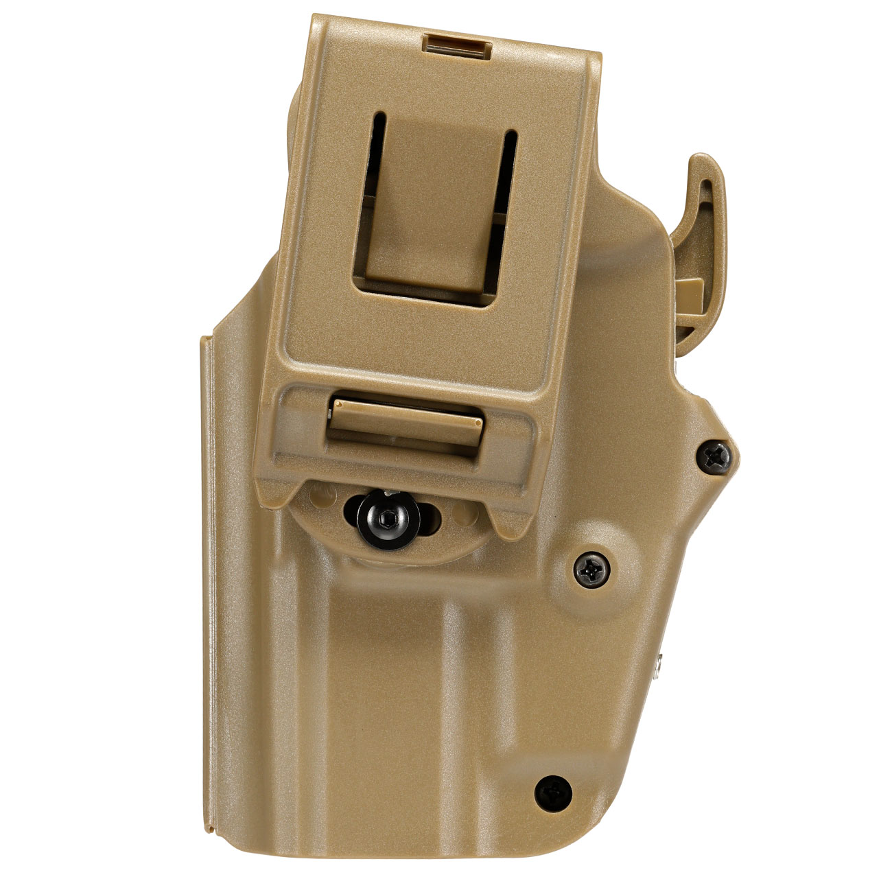 WoSport Universal Type-C Holster Kunststoff m. Grtelhalter fr Pistolen rechts tan Bild 4