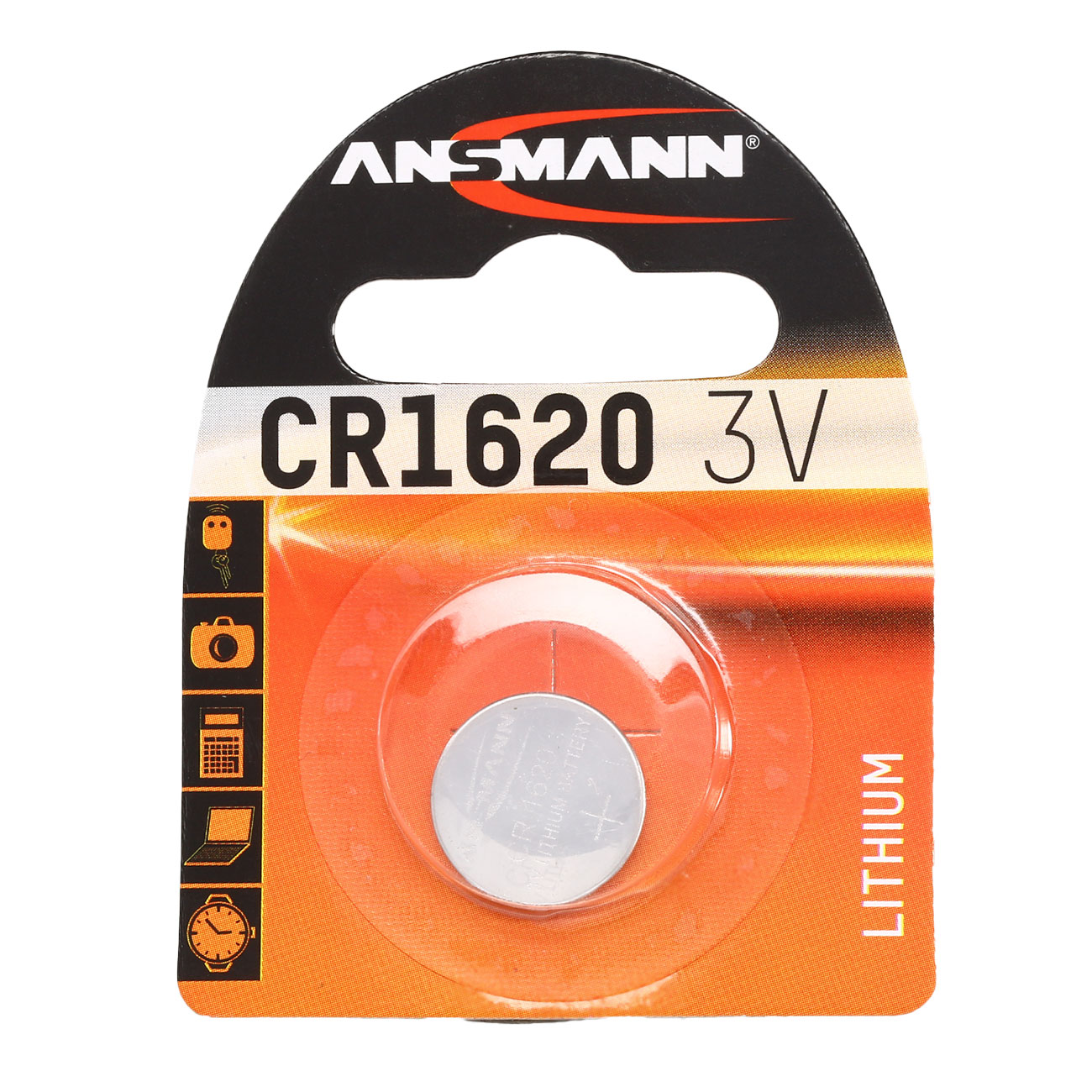 Ansmann Lithium Batterie CR1620 3V - 1er Blister