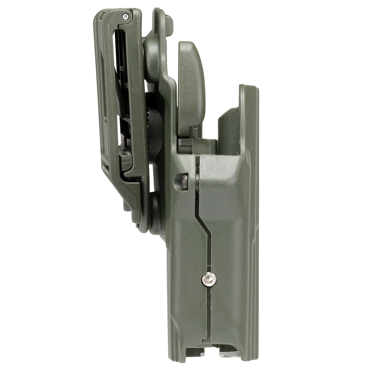 WoSport Universal Type-C Holster Kunststoff m. Grtelhalter fr Pistolen rechts oliv Bild 2