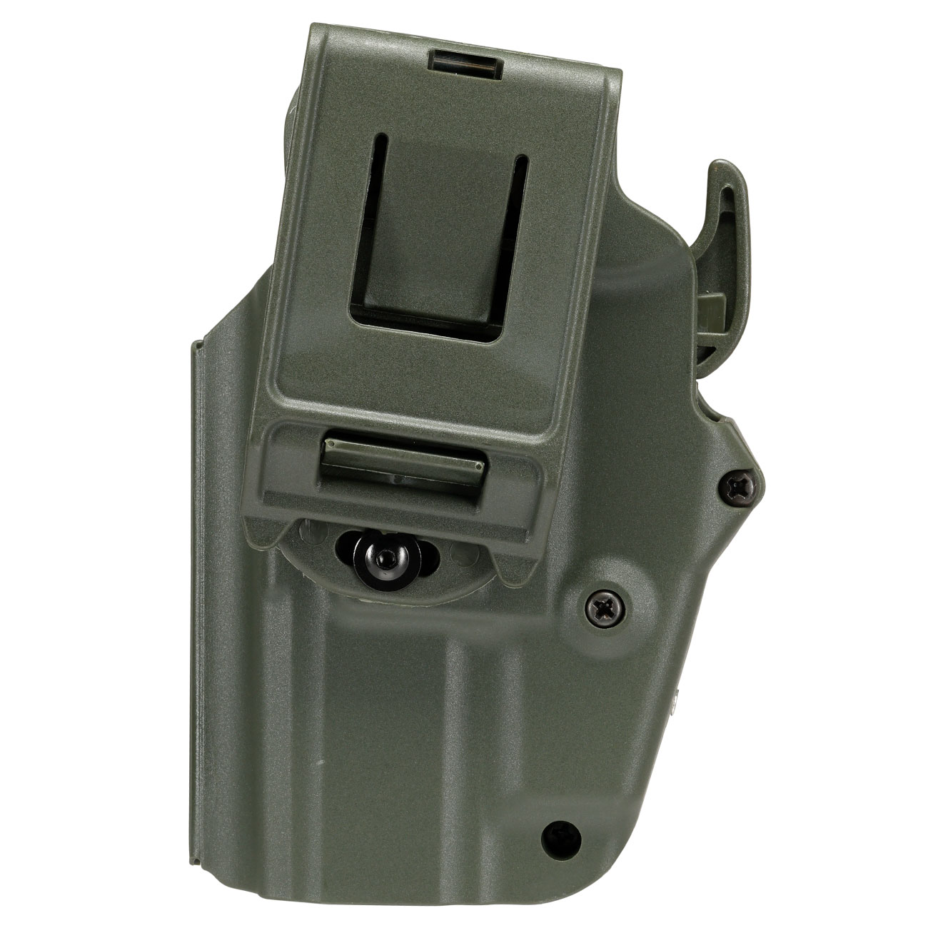 WoSport Universal Type-C Holster Kunststoff m. Grtelhalter fr Pistolen rechts oliv Bild 4
