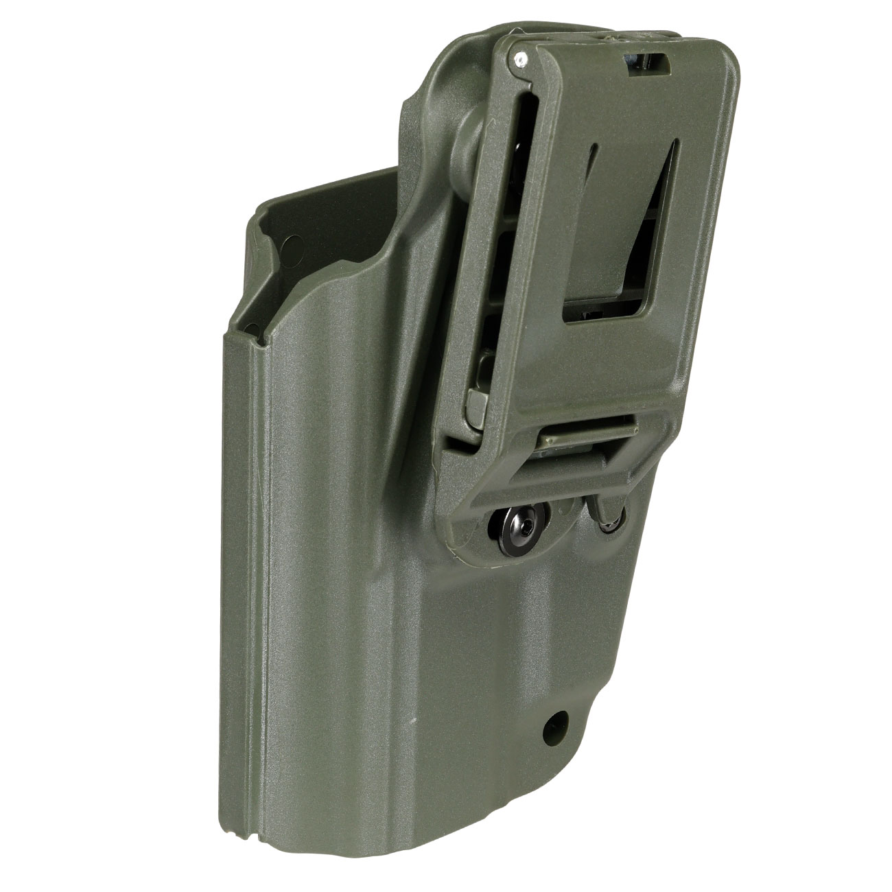 WoSport Universal Type-C Holster Kunststoff m. Grtelhalter fr Pistolen rechts oliv Bild 5