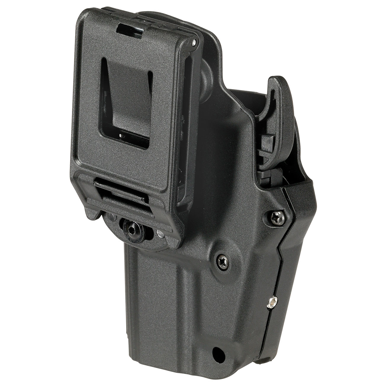 WoSport Universal Type-C Holster Kunststoff m. Grtelhalter fr Pistolen rechts schwarz Bild 3