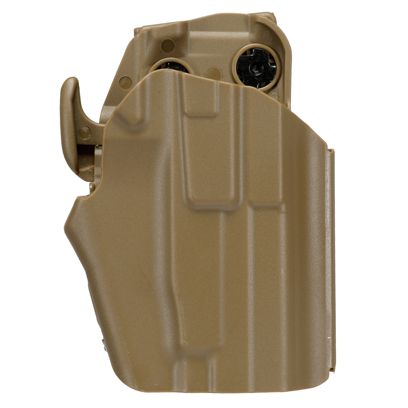 WoSport Universal Type-F Holster Kunststoff m. Grtelhalter fr Pistolen rechts tan
