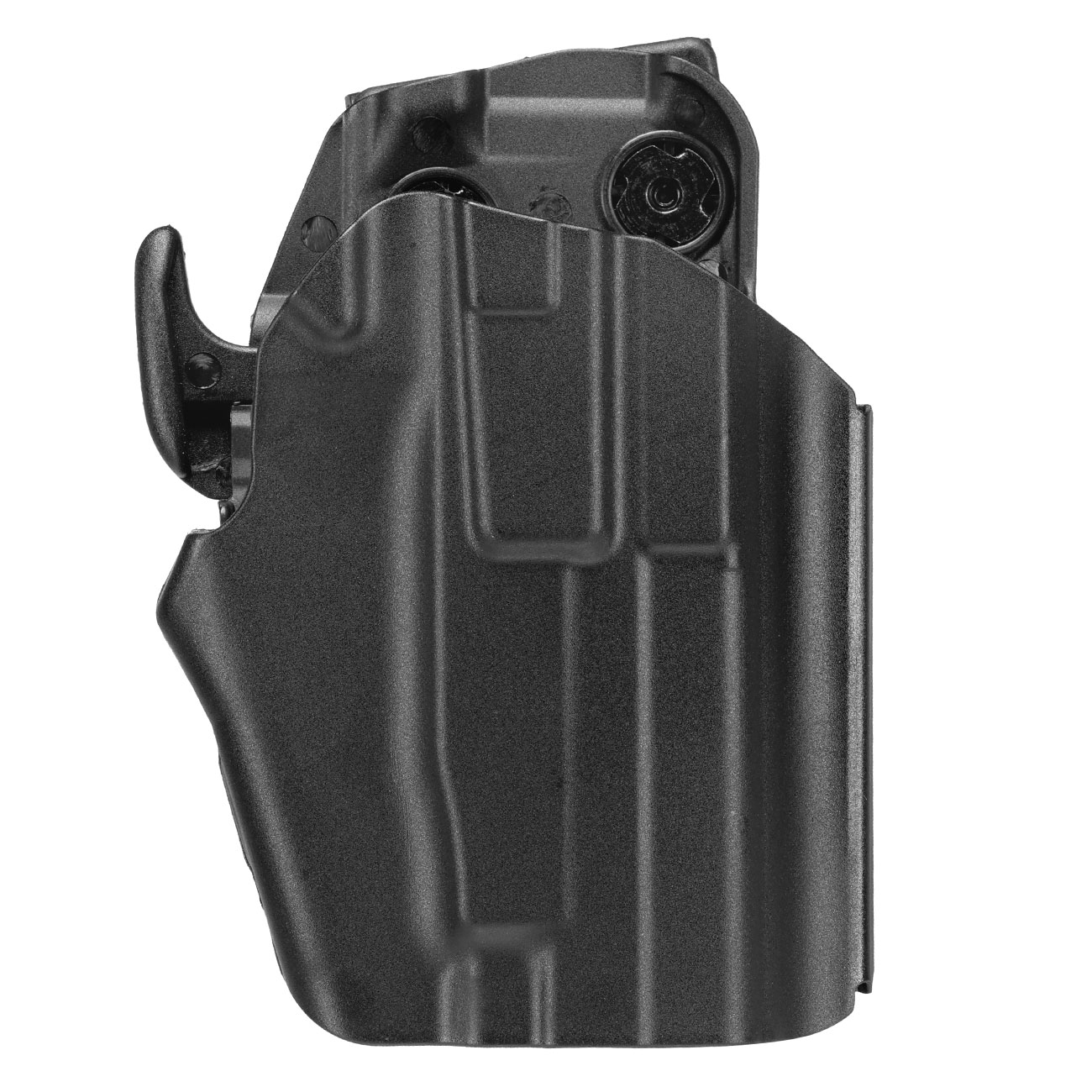 WoSport Universal Type-F Holster Kunststoff m. Grtelhalter fr Pistolen rechts schwarz