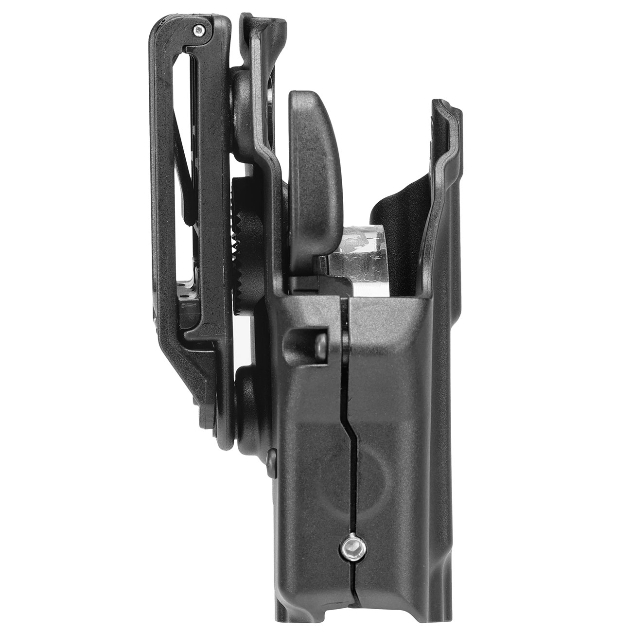 WoSport Universal Type-F Holster Kunststoff m. Grtelhalter fr Pistolen rechts schwarz Bild 2