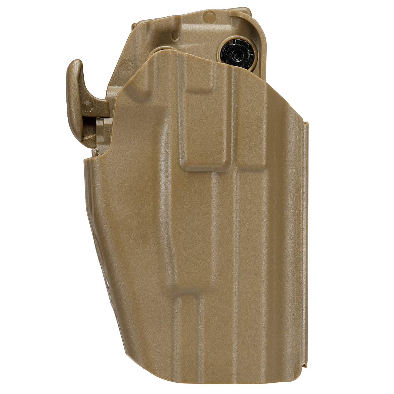 WoSport Universal Type-B Holster Kunststoff m. Grtelhalter fr Pistolen rechts tan