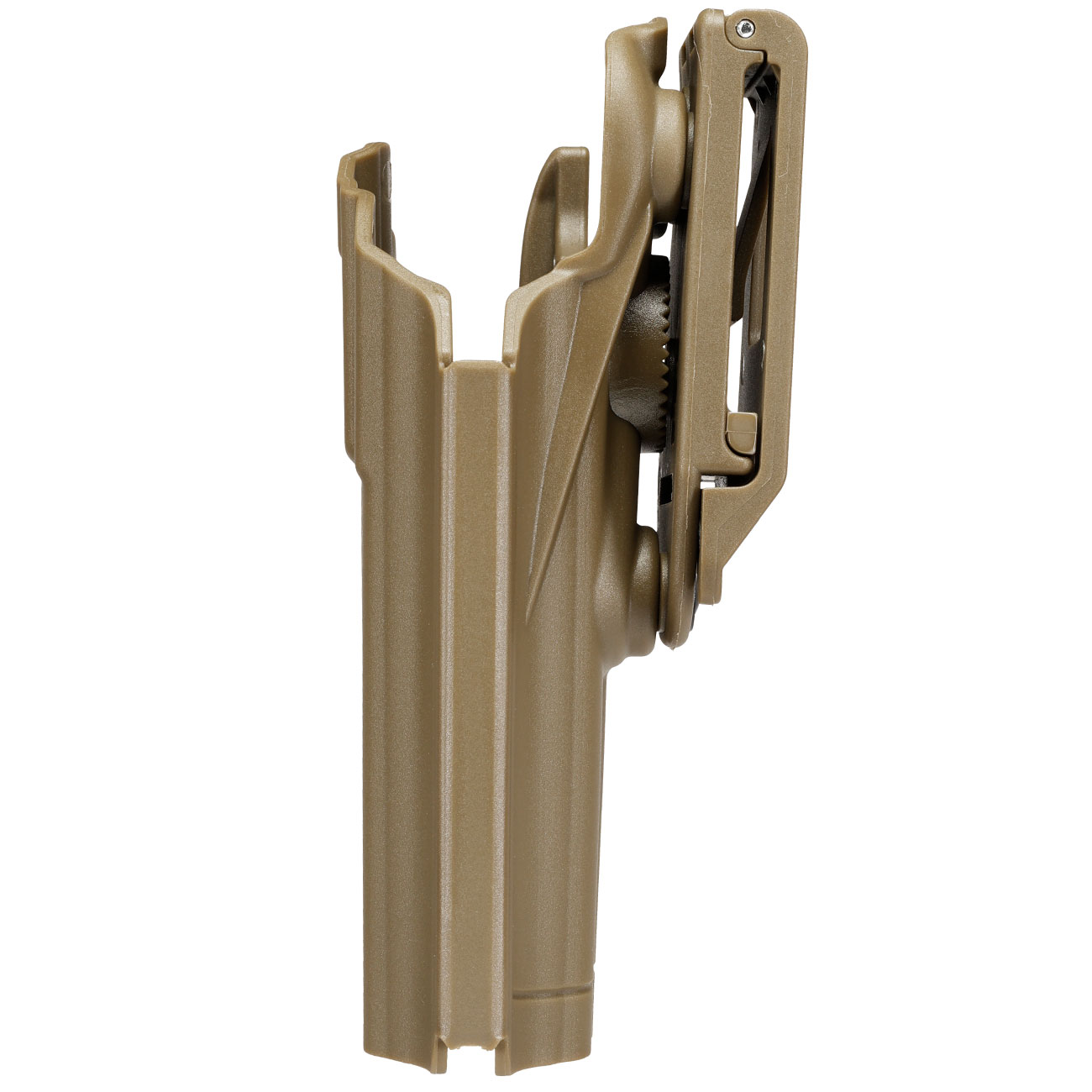 WoSport Universal Type-B Holster Kunststoff m. Grtelhalter fr Pistolen rechts tan Bild 6