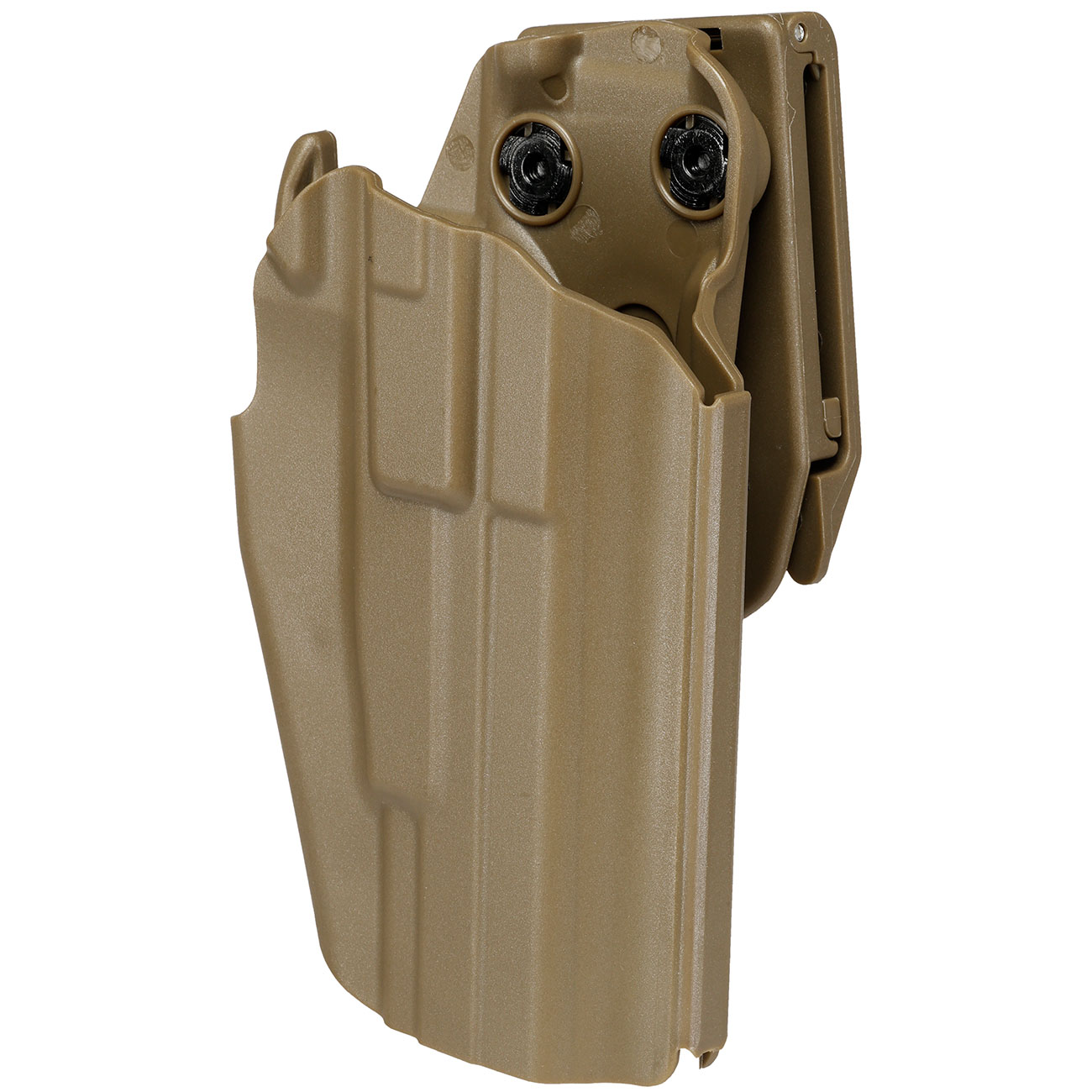WoSport Universal Type-B Holster Kunststoff m. Grtelhalter fr Pistolen rechts tan Bild 7