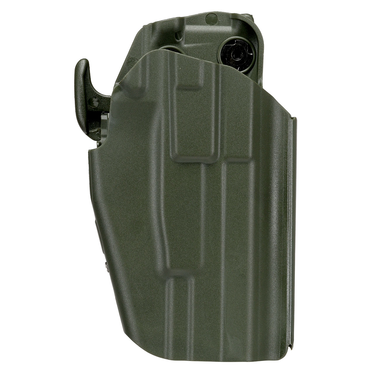 WoSport Universal Type-B Holster Kunststoff m. Grtelhalter fr Pistolen rechts oliv
