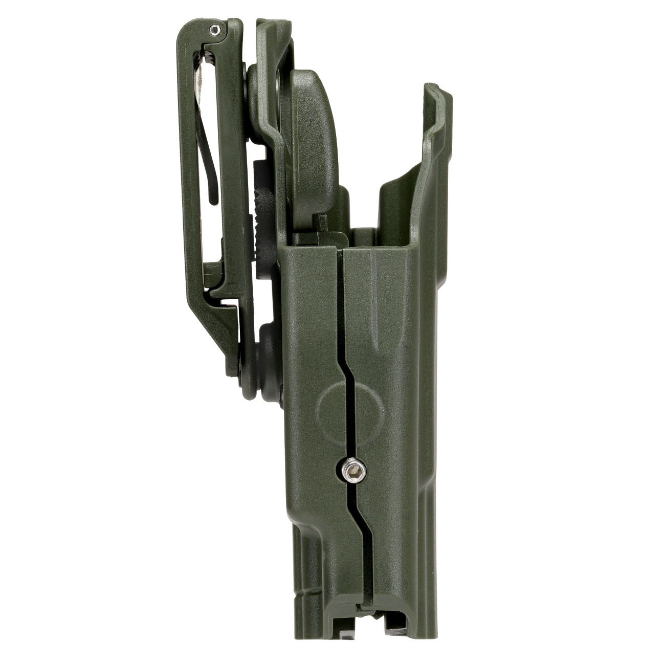 WoSport Universal Type-B Holster Kunststoff m. Grtelhalter fr Pistolen rechts oliv Bild 2