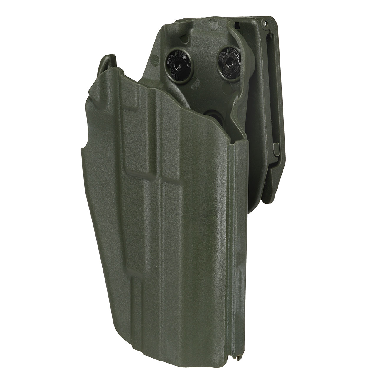 WoSport Universal Type-B Holster Kunststoff m. Grtelhalter fr Pistolen rechts oliv Bild 7