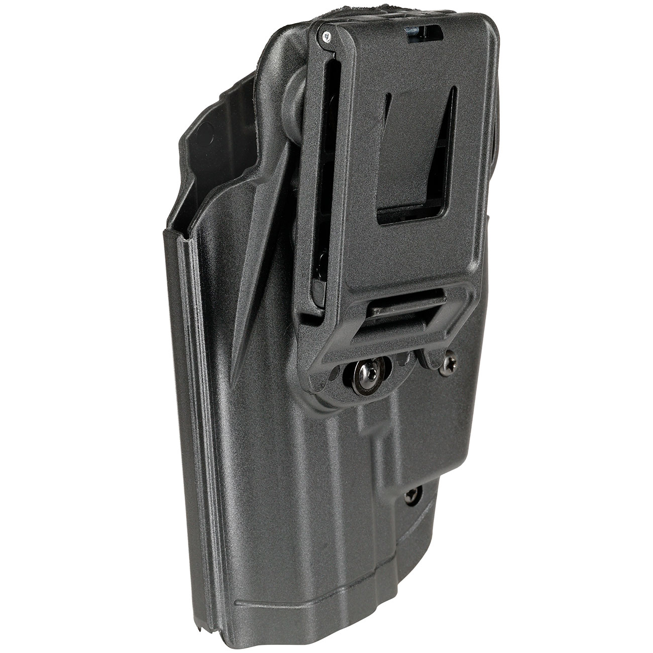 WoSport Universal Type-B Holster Kunststoff m. Grtelhalter fr Pistolen rechts schwarz Bild 5
