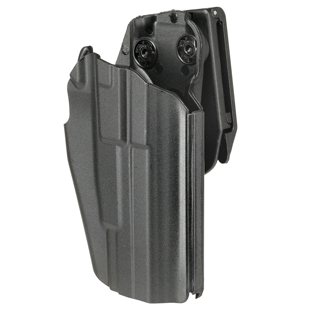 WoSport Universal Type-B Holster Kunststoff m. Grtelhalter fr Pistolen rechts schwarz Bild 7