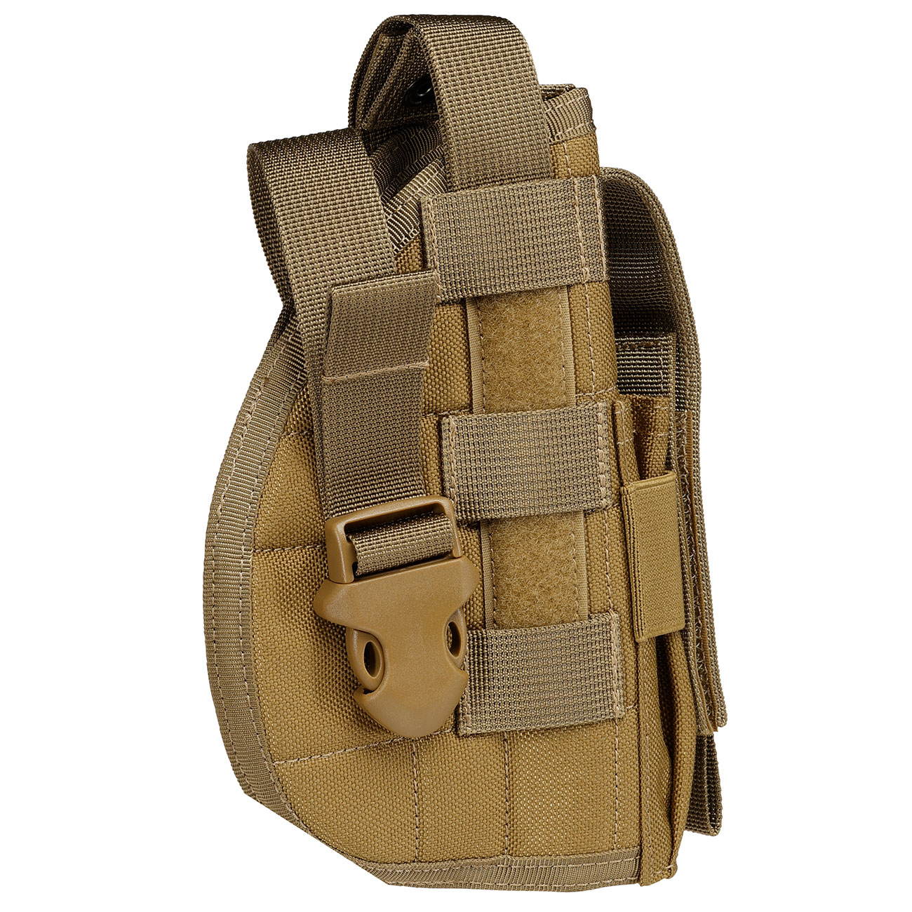 WoSport Universal Battlefield Elite Holster fr Pistolen Nylon-Fabric rechts tan Bild 1