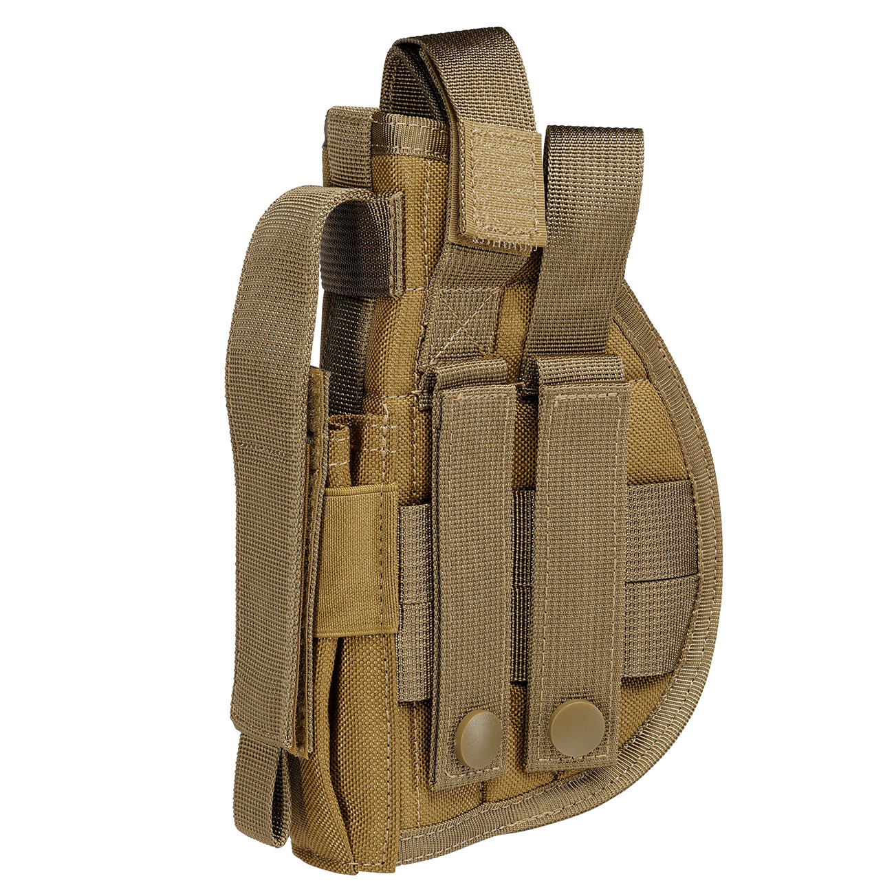 WoSport Universal Battlefield Elite Holster fr Pistolen Nylon-Fabric rechts tan Bild 2