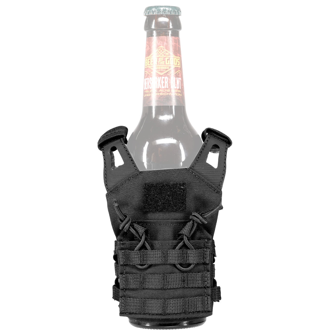 WoSport JPC-Style Mini Plate Carrier / Taktische Modulare Bierweste schwarz
