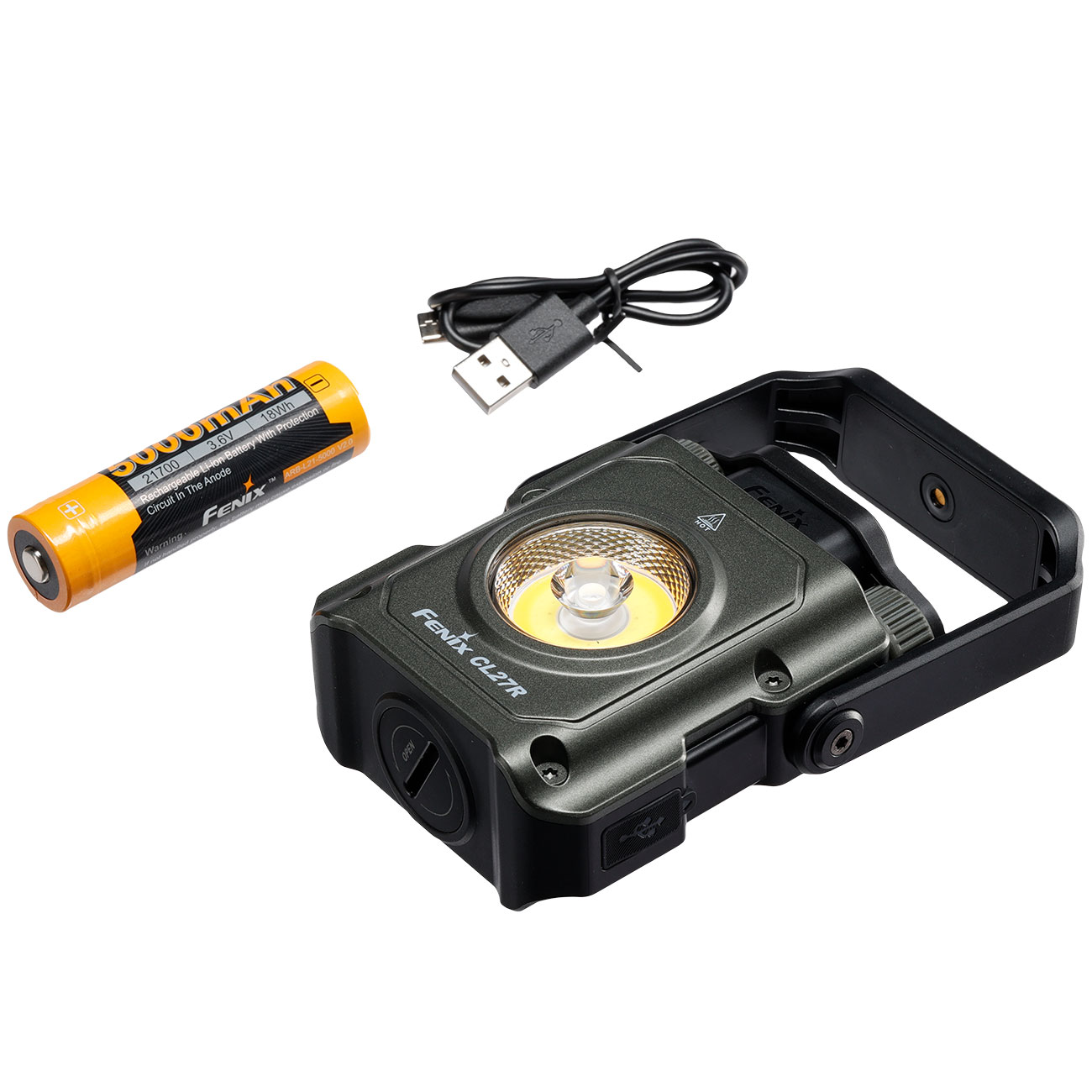 Fenix LED-Outdoorlampe CL27R 1600 Lumen grn inkl. Akku und Ladekabel Bild 4