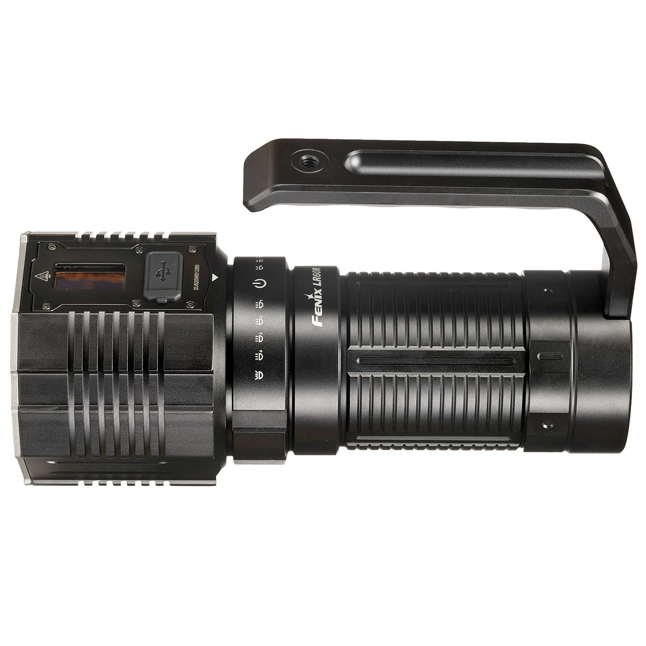 Fenix LED Handscheinwerfer LR60R mit Powerbankfunktion 21000 Lumen schwarz inkl. Akku, Ladekabel, Lanyard und Schultergurt Bild 1