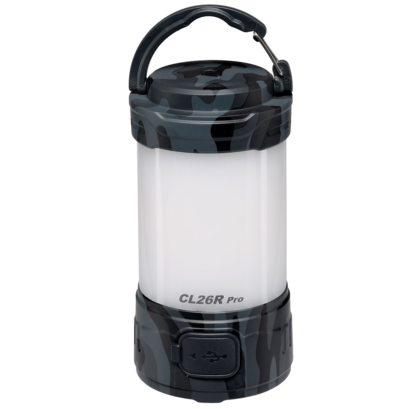 Fenix Campinglaterne CL26R Pro 650 Lumen grey camo mit Powerbankfunktion inkl. USB Ladekabel und Akku Bild 1