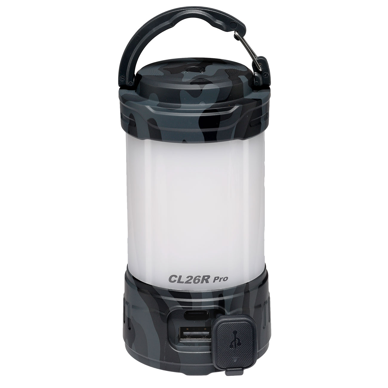 Fenix Campinglaterne CL26R Pro 650 Lumen grey camo mit Powerbankfunktion inkl. USB Ladekabel und Akku Bild 4