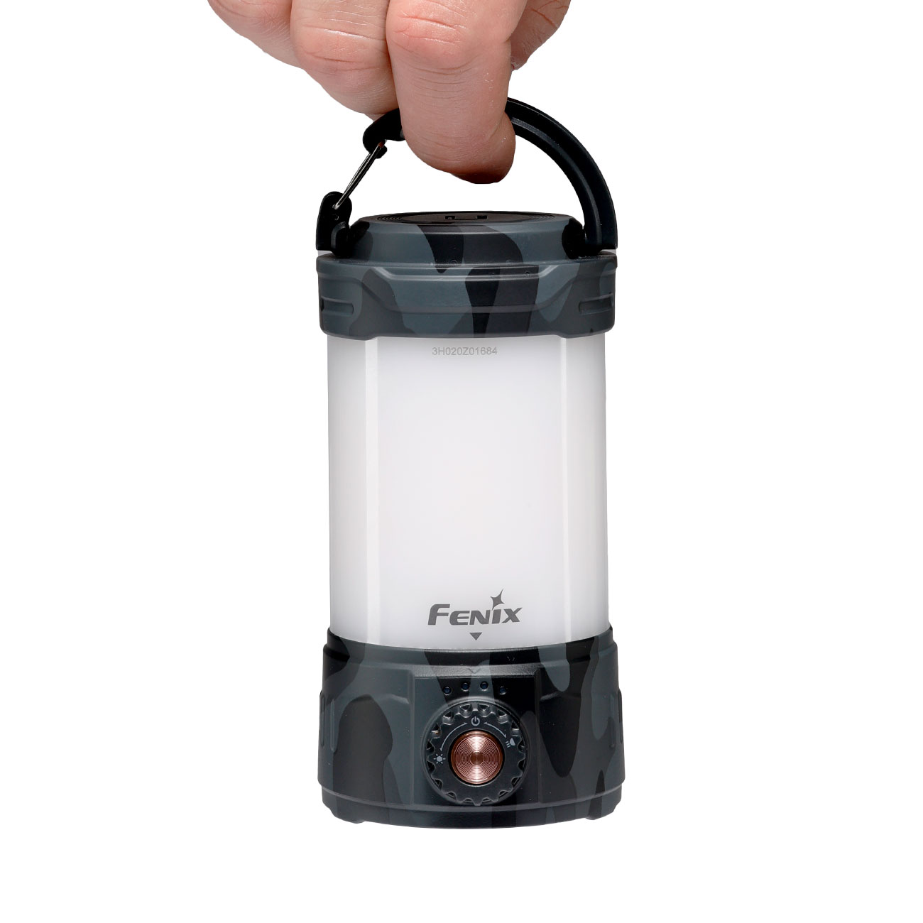 Fenix Campinglaterne CL26R Pro 650 Lumen grey camo mit Powerbankfunktion inkl. USB Ladekabel und Akku Bild 7