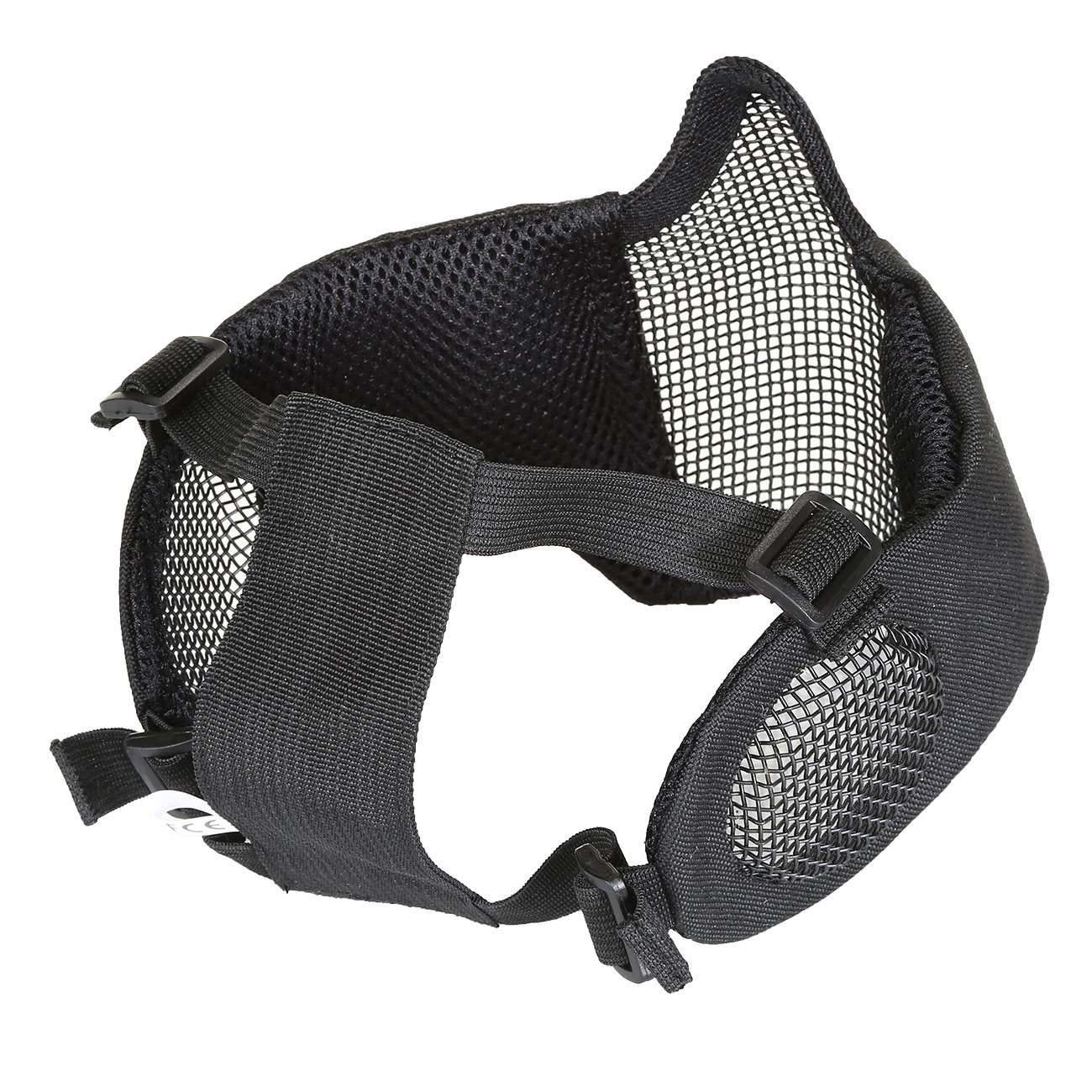 Nuprol Mesh Mask V3 Gittermaske Lower Face Shield mit Ohrabdeckung schwarz Bild 6