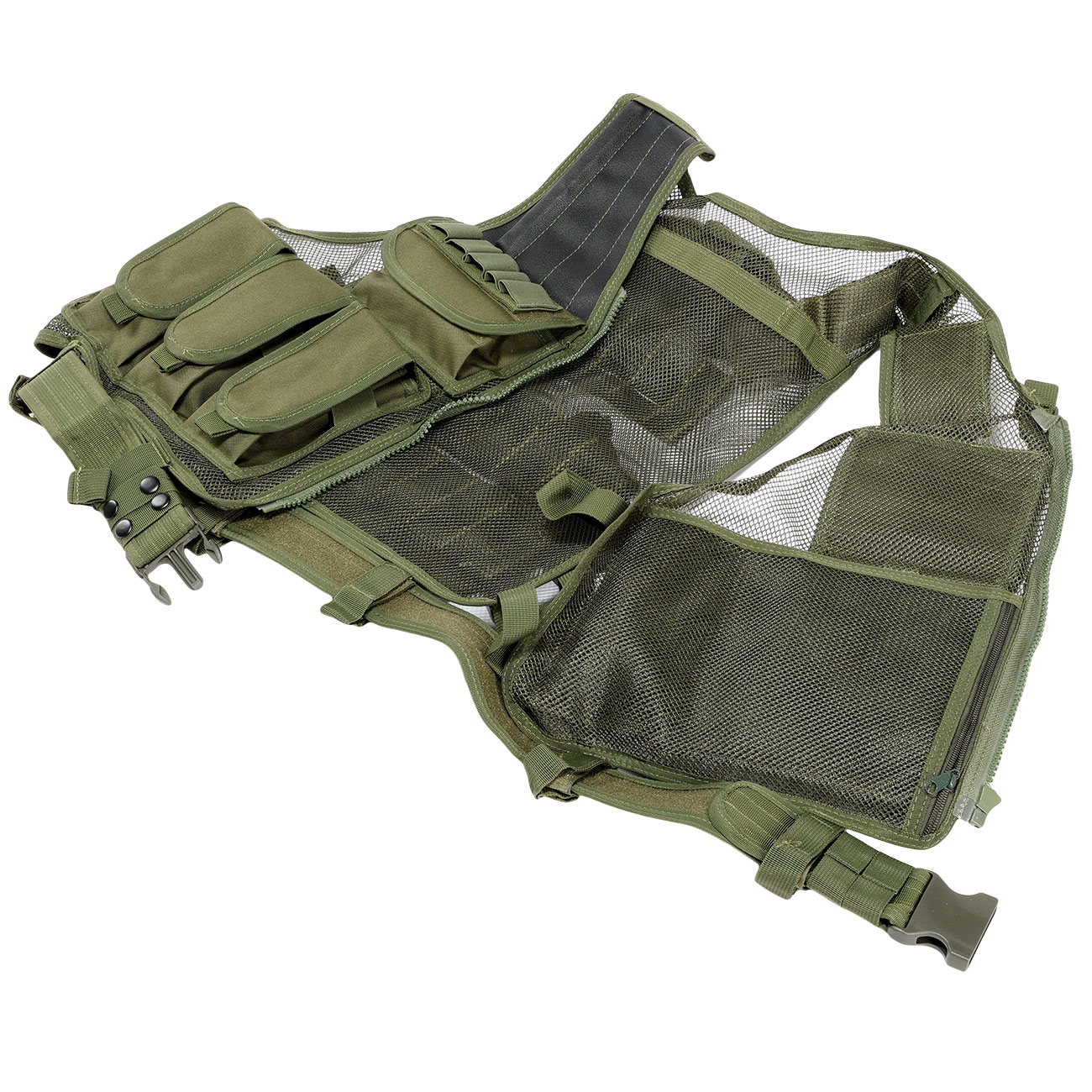 WoSport Tactical Mesh Weste / Law Enforcement Einsatzweste oliv Bild 3