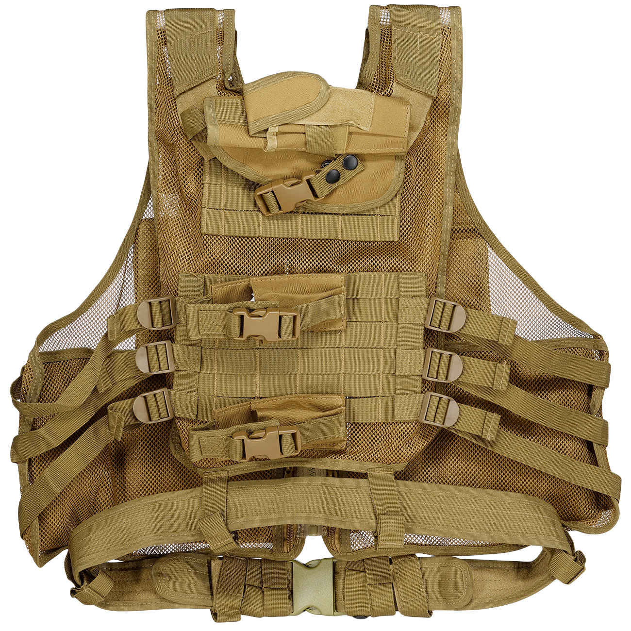 WoSport Tactical Mesh Weste / Law Enforcement Einsatzweste tan Bild 1