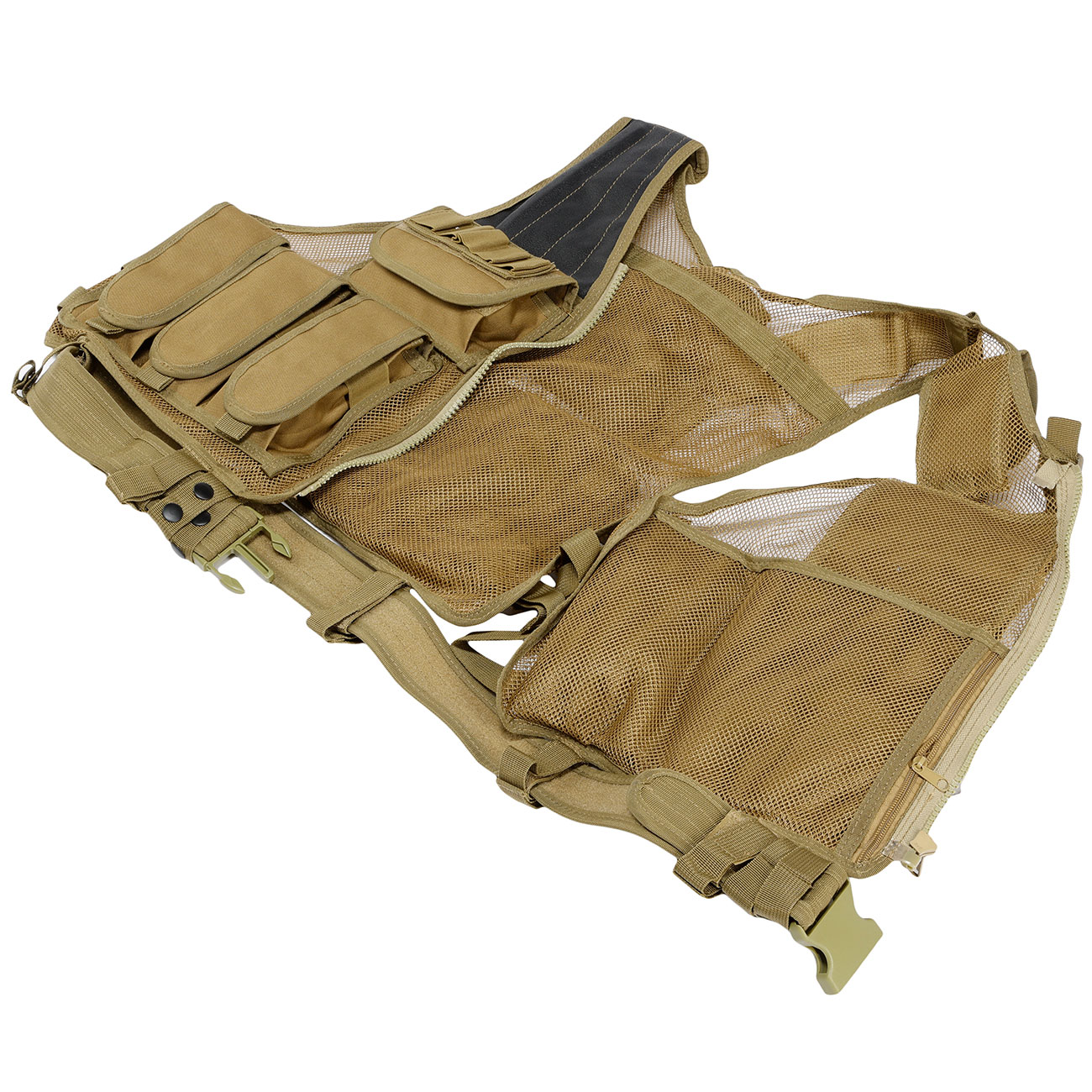 WoSport Tactical Mesh Weste / Law Enforcement Einsatzweste tan Bild 3